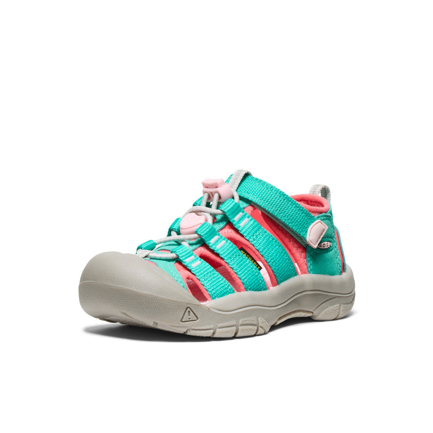Little Kids' Newport H2 | Bright Aqua/Giggle Pink - Image 2