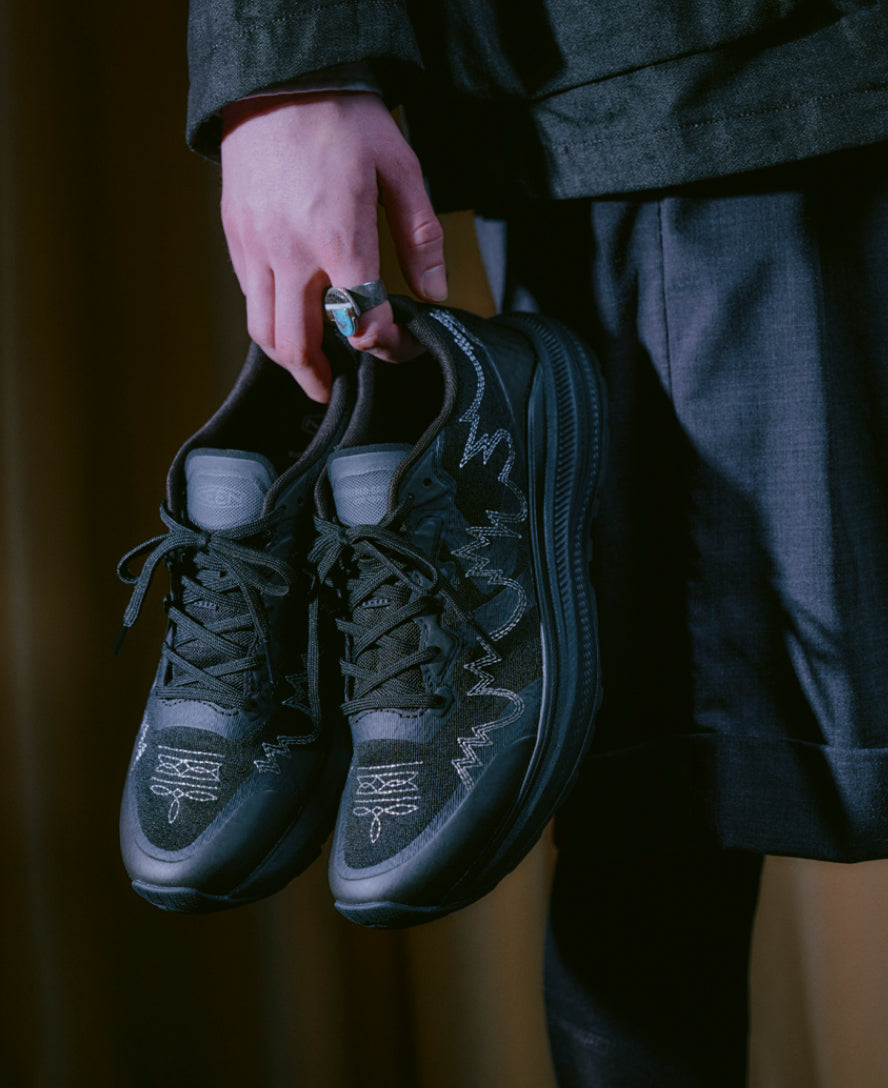 Men's WK500 Walking Shoe x Engineered Garments | Black/Black - Image 8