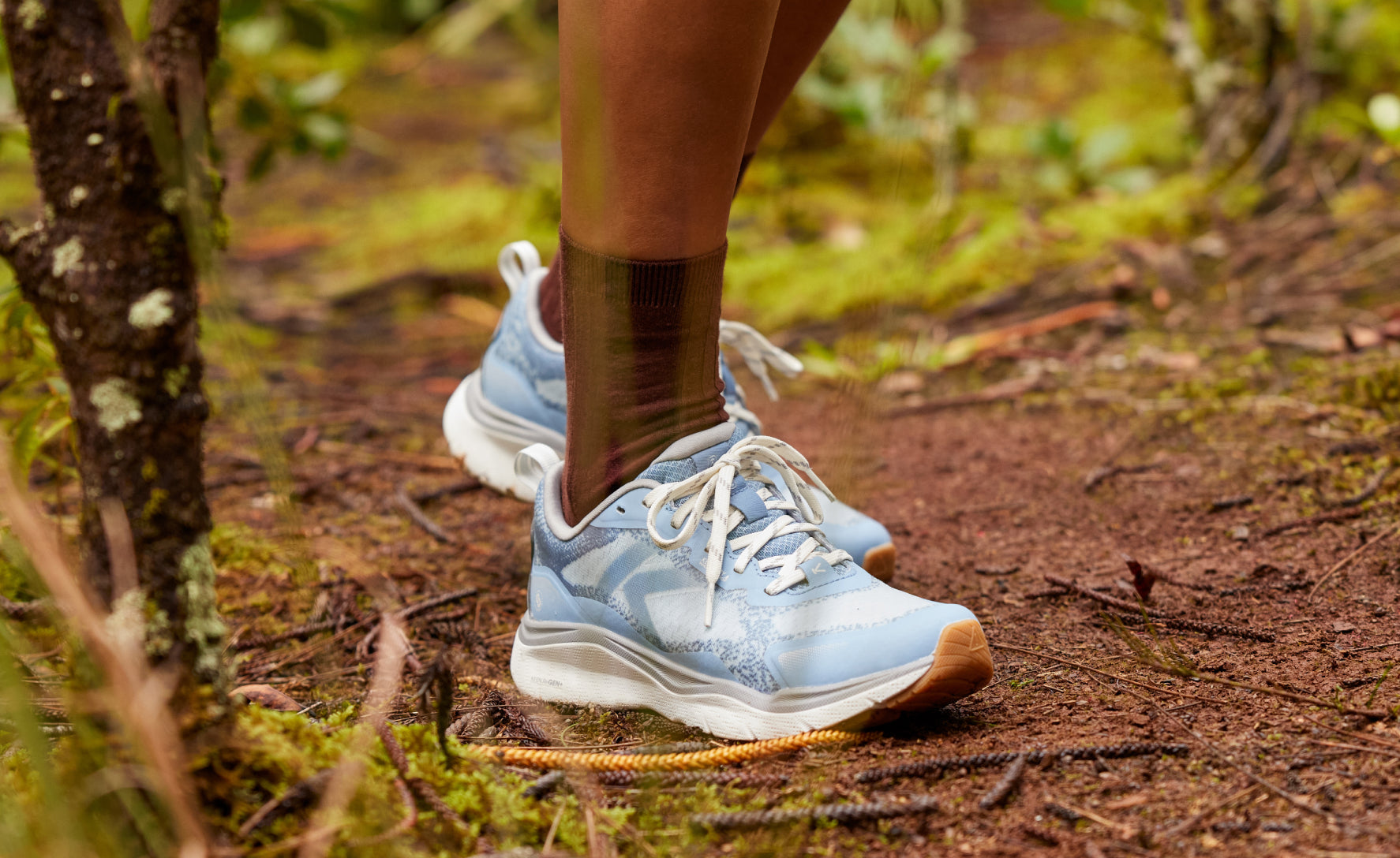 Women's Leiki Waterproof Hiking Shoe | Winter Moss/Granite Green - Image 7