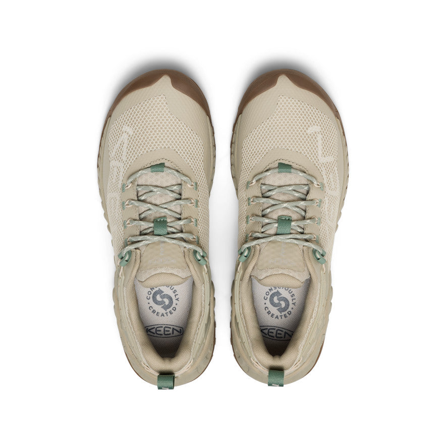 Women's NXIS EVO Waterproof Shoe | Abbey Stone/Iceberg Green - Image 4