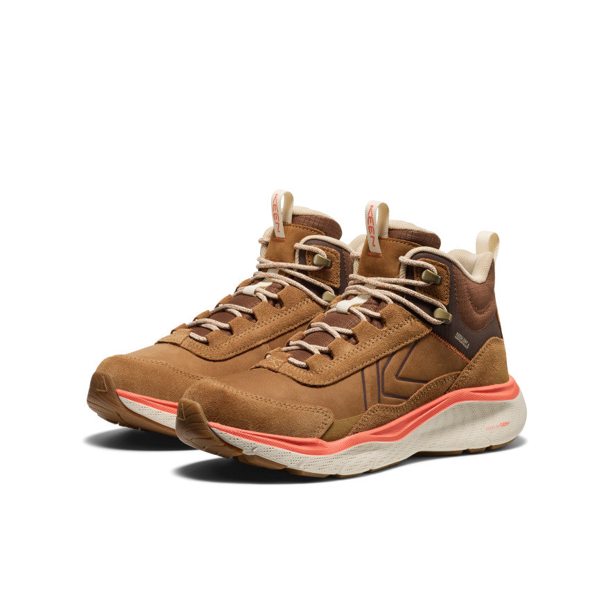 Women's Leiki Waterproof Leather Hiking Boot | Chipmunk/Birch - Image 2