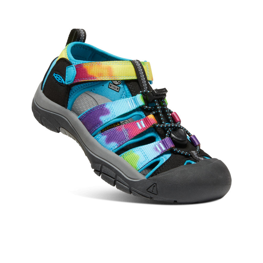 Big Kids' Newport H2 | Rainbow Tie Dye - Image 3