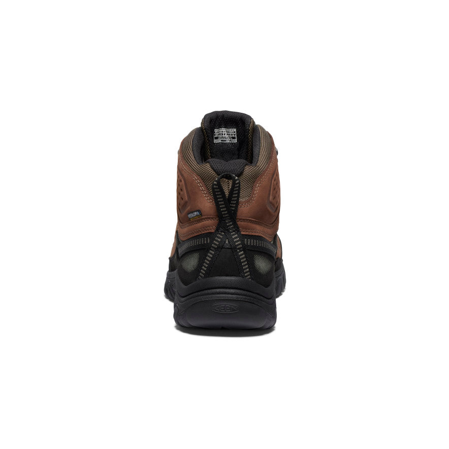 Men's Targhee IV Wide Waterproof Hiking Boot | Bison/Black - Image 5