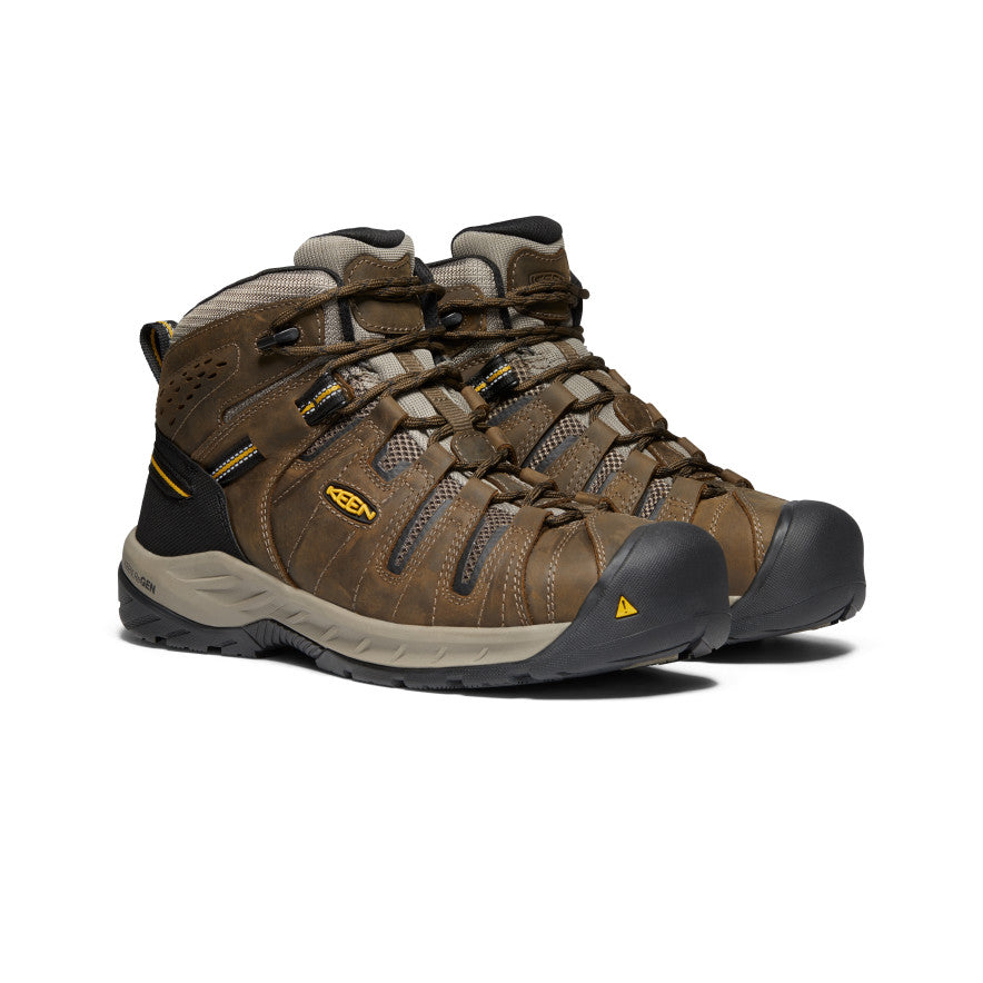 Men's Flint II Boot (Steel Toe) | Cascade Brown/Golden Rod - Image 2