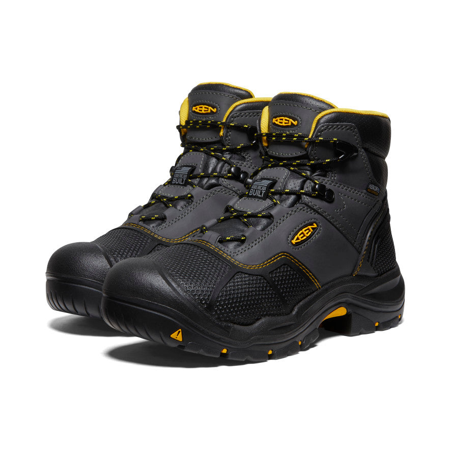 Men's Logandale Waterproof Boot (Steel Toe) | Raven/Black - Image 2