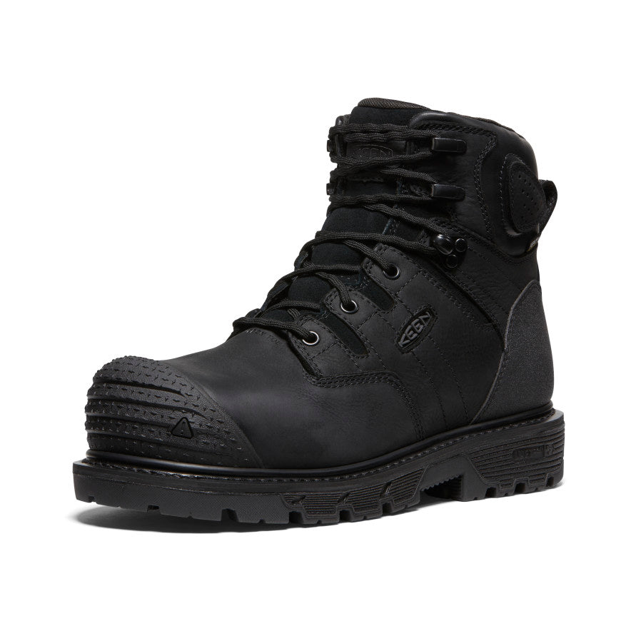 Men's Camden 6 Waterproof Boot (Carbon Toe) | Black/Black - Image 3