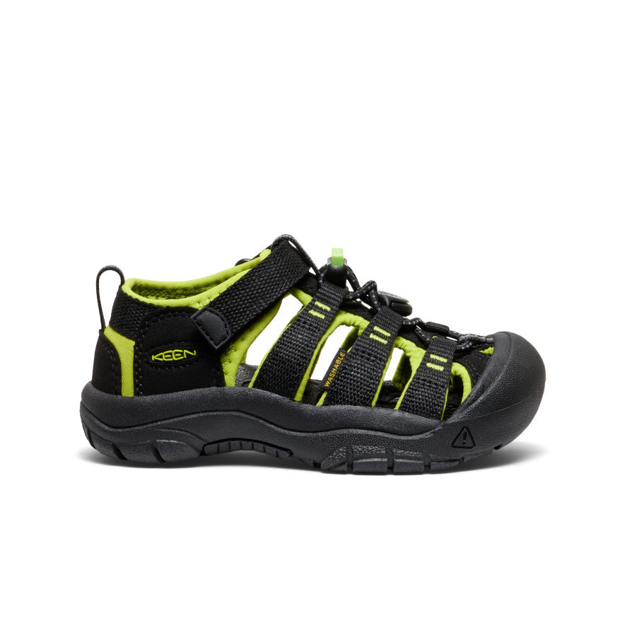 Little Kids' Newport H2 | Black/Lime Green