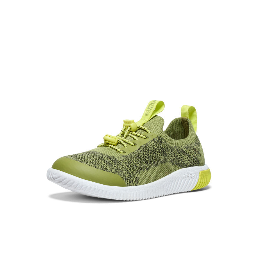 Little Kids' KNX Knit Sneaker | Iguana/Evening Primrose - Image 3