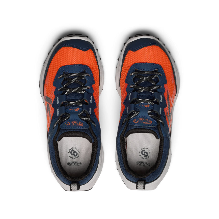 Big Kids' Zionic Waterproof Shoe | Naval Academy/Scarlet Ibis - Image 4