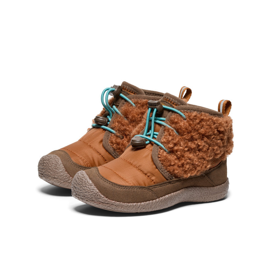 Little Kids' Howser II Waterproof Chukka | Roasted Pecan/Dark Earth - Image 2