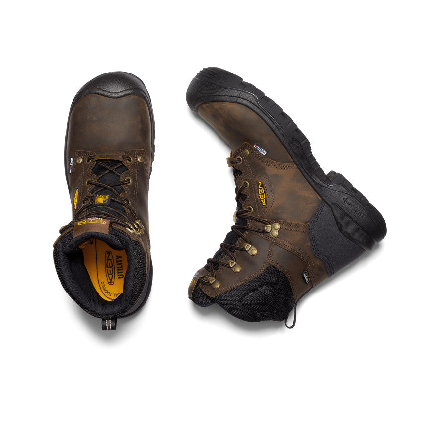 Men's Independence 8 Waterproof Boot (Carbon Toe) | Dark Earth/Black - Image 4