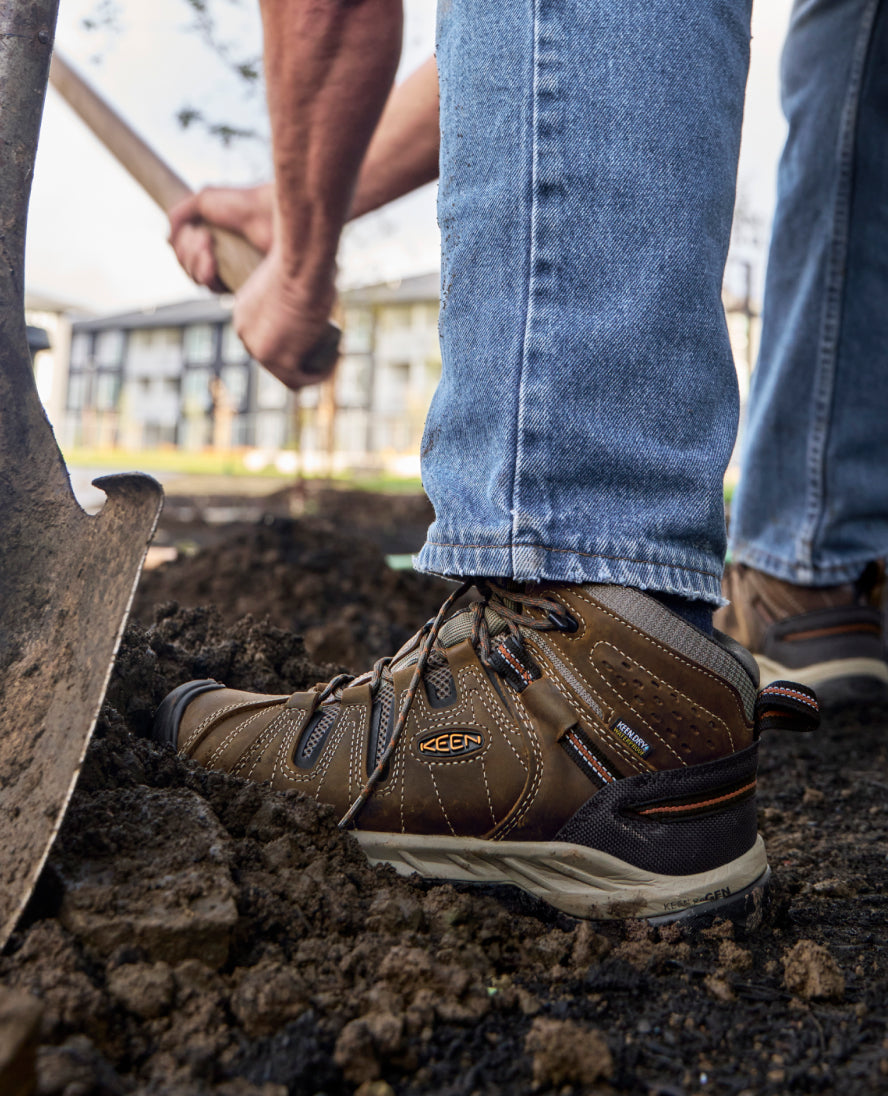 Men's Flint II Waterproof Mid (Soft Toe) | Black Olive/Brindle - Image 8