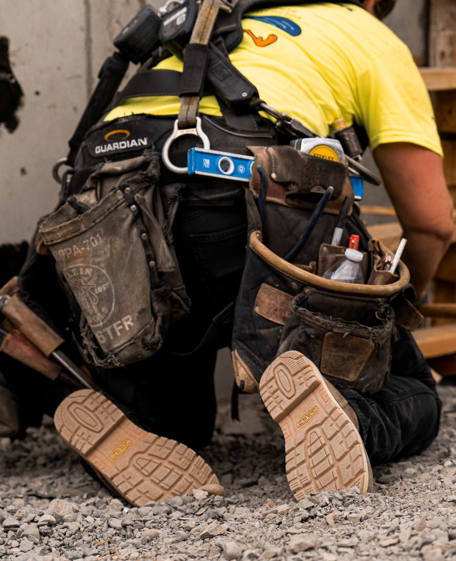 Women's San Jose 6 Waterproof 90° Heel Boot (Aluminum Toe) | Steel Grey/Gum - Image 8