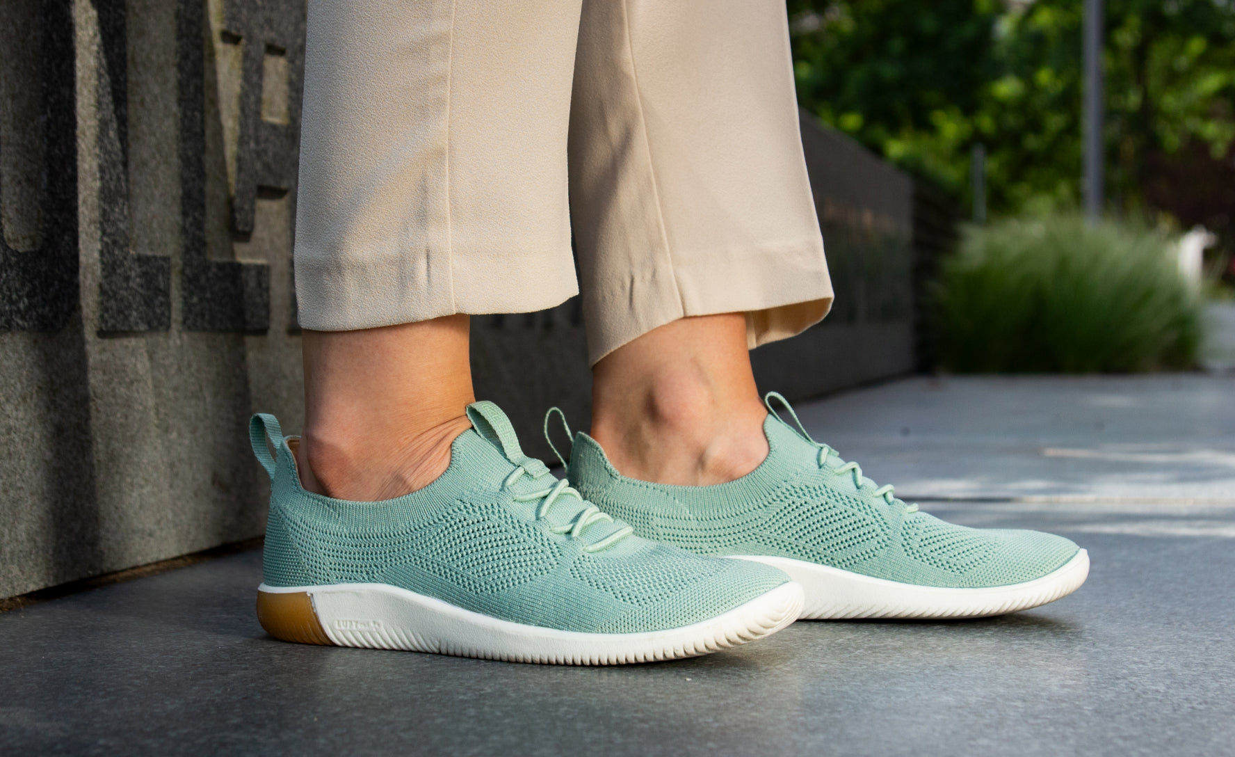 Women's KNX Knit Sneaker | Granite Green/Lichen - Image 7