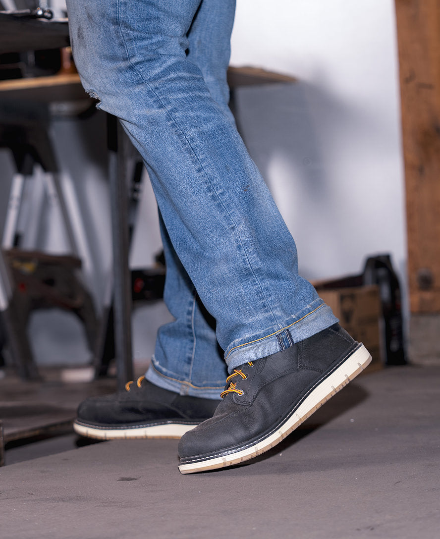 Men's San Jose 6 Waterproof Boot (Aluminum Toe) | Black/Gum - Image 8