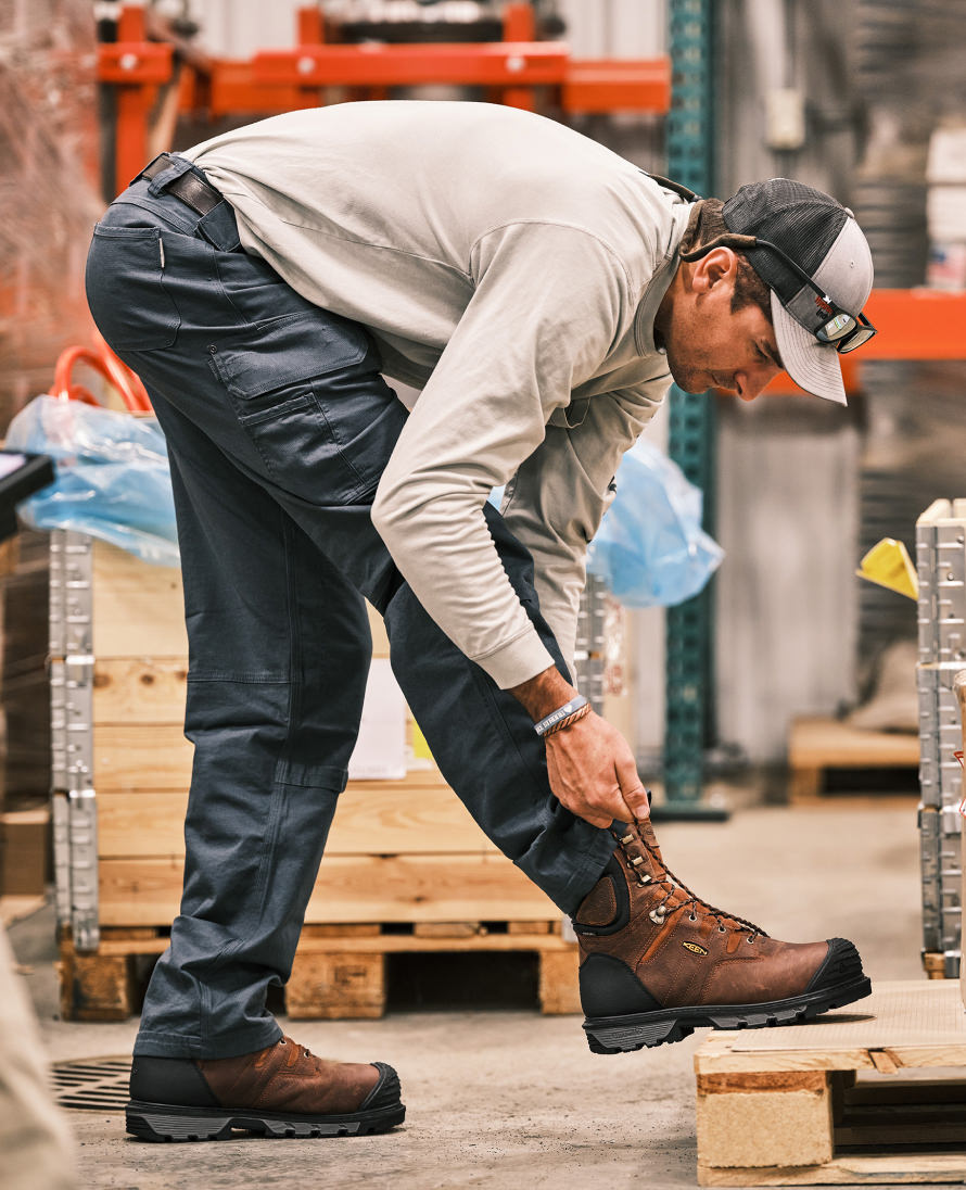 Men's Camden 6 Waterproof Boot INT MET (Carbon Toe) | Leather Brown/Black - Image 9