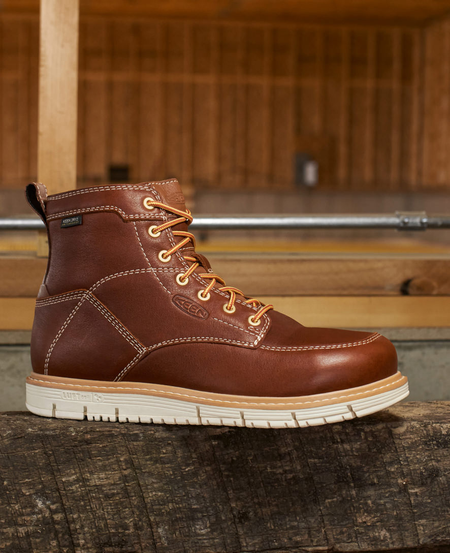 Men's San Jose 6 Waterproof Boot (Soft Toe) | Cascade Brown - Image 8