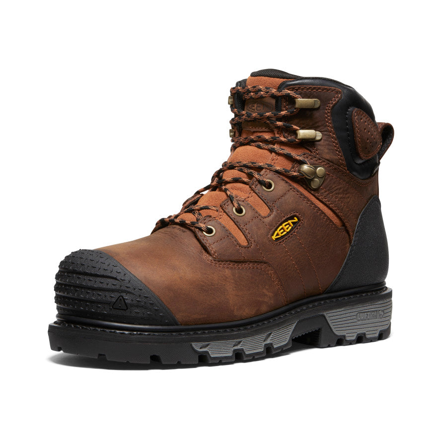 Men's Camden 6 Waterproof Boot INT MET (Carbon Toe) | Leather Brown/Black - Image 3