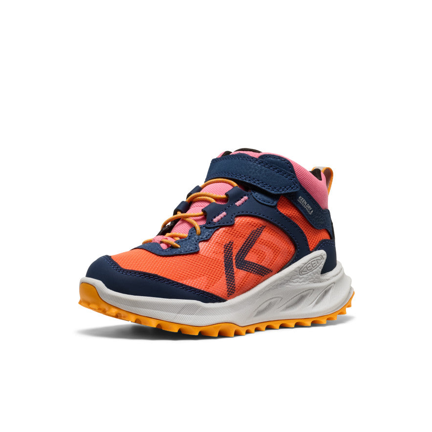 Little Kids' Zionic Waterproof Hiker | Naval Academy/Nasturtium - Image 3