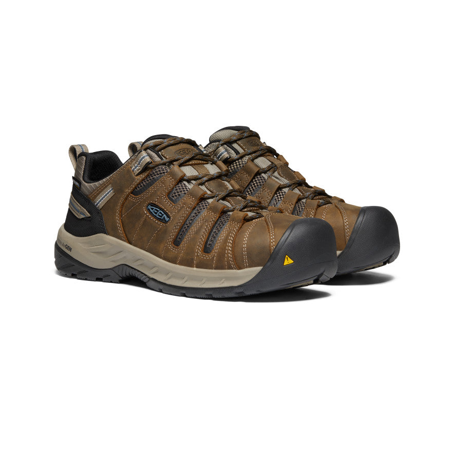 Men's Flint II Waterproof (Steel Toe) | Cascade Brown/Orion Blue - Image 2