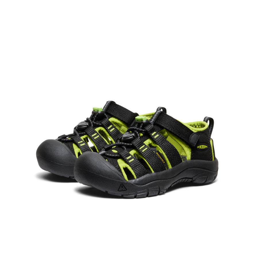 Little Kids' Newport H2 | Black/Lime Green - Image 2