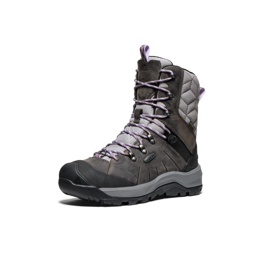 Women's Revel IV High Polar Waterproof Boot | Steel Grey/Orchid Petal - Image 3
