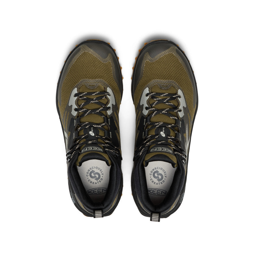 Men's Zionic NXT Waterproof Hiking Boot | Dark Olive/Black - Image 4
